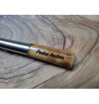 Navaja personalizada CQ nogal con bloqueo