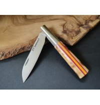 Navaja bandera  España boj quemado FV G