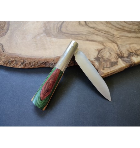 Navaja laminada colores CM rojo verde 2